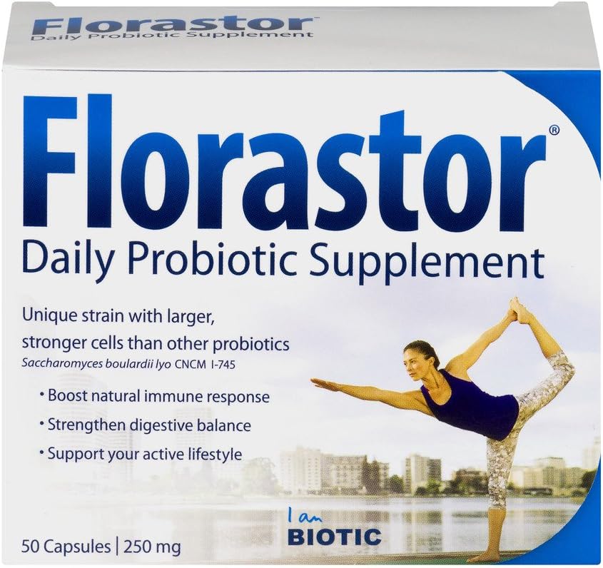 Florastor Daily Probiotic Supplement 50 Kapsler (pakning med 6)