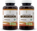 Secrets of the Tribe Galangal USDA Organic 120 Capsules (2 stk.) Note 124; Lavet med vegetariske kapsler og Certified Organic Galangal (Alpinia Galangal) Tørret rod (2x120 Capsules)