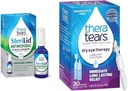 TheraTears SteriLid Eyelid Cleanser og tørre øjne terapi Smøremiddel øjendråber Bundle, 2 fl oz og 30 hætteglas