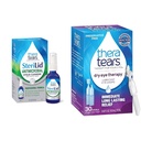 TheraTears SteriLid Eyelid Cleanser og tørre øjne terapi Smøremiddel øjendråber Bundle, 2 fl oz og 30 hætteglas
