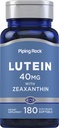 Piping Rock Lutein og Zeaxanthin Supplement Note 124; 40 mg