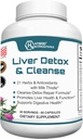 Hybrid Nutracatives Lever Cleanse Detox & Reparation - Milk Thistle, Artiskoke Extract, Mælkebøtte Root