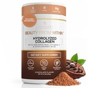 Hydrolyseret collagen peptider pulver med C-vitamin & Resveratrol - hår, hud og negle Vitaminer for kvinder & mænd - Knogler og fælles tillæg - chokolade smag - 16 oz