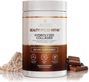 Hydrolyseret collagen peptider pulver med C-vitamin & Resveratrol - hår, hud og negle Vitaminer for kvinder & mænd - Knogler og fælles tillæg - chokolade smag - 16 oz
