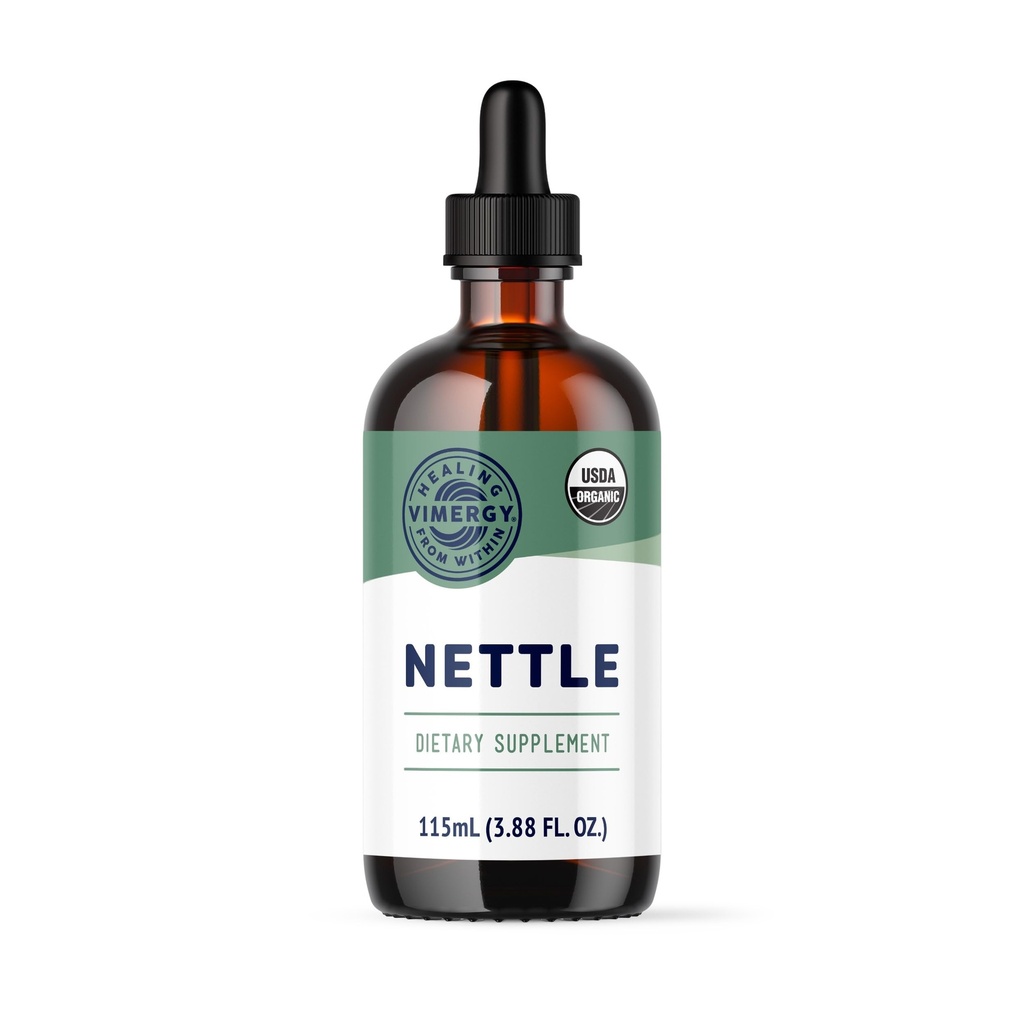 Vimergy Nettle - Superfood for Sund Cellular Response * - Promoes Bone Health * - USDA Certified Organic, Vegan, Gluten- Free - 115 ml (57 Servere)
