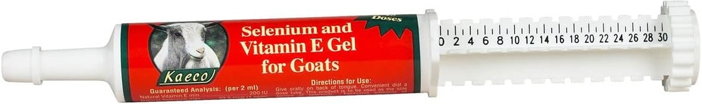 Selen & E-vitamin Gel til Geder, 80 mL Tube