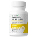 Hår, negle & hudpleje med - Saw Palmetto, Biotin, Amla - 60 Non- GMO, Gluten Free, Veggie kapsler til mænd og kvinder