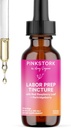 Pink Stork Gentle Fødsel & Labor Prep Tinktur - Rød Raspberry Leaf, Kamille, Ginger & 8 Urter - Tredje Trimester Graviditet + Postpartum Inddrivelse & Amning Support - 2 oz Urtetilskud