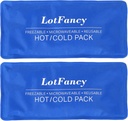 LotFancy Ice Pack til skader, pakke af 2, FSA HSA Egnet, Genanvendelig varm kold pakke til terapi, køling eller opvarmning Pad til førstehjælp, Tilbage Skulder Neck Head Feet Pain Relief, 11 x 5 tommer