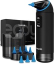 Auracle Ear Wax Removal - Eddy Ear Cleaner, Øre Rengøring Kit med 4 vand tryk Modes, Sikker og effektiv Øre Wax Cleaner w / 8 Vandingstips, Electric Ear Irrigator, 55dB ganske, IP65 Bruser Klar