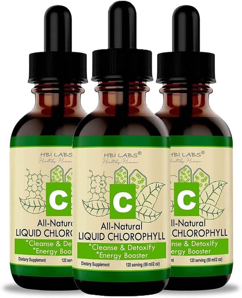 Chlorophyll flydende dråber til vand naturligt chlorophyll koncentrat (3 Pack)