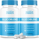IDEAL PERFORMANCE (2 Pack) Glucoblend Capsules Supplement Pills (120 Capsules)