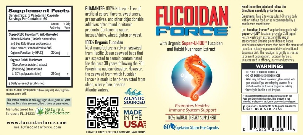 FUCOIDAN FORCE ® - 24 flasker pakning