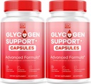 (2 Pack) Glycogen Support Supplement Advanced Formel, Glycogen Support Capsules, Glycogen Support, Advanced Glycogen Support Formel, Glycogen Support Anmeldelser, 60 Kapsler til 2 Måneder