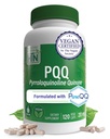 Health Thru Nutrition PQQ 20mg 120 Servere Pyrroloquinoline Quinone som PureQQ Note 124; Promoes Mitochondrial Biogenesis Note 124; Certified Vegan Note 124; Non- GMO Gluten Soy Free Capsules Supplement