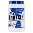 Krop Nutrition Trutein High Protein Powder: 45% Whey, 45% Casein, 10% Egg White Protein Shake Mix, Gluten- Free, Lavnatrium, Lavcarb Protein Supplement Pulver til mænd og kvinder, Vanilla Bean, 2lb