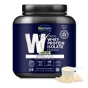 Biochem 100% Whey Isolate Protein Powder - Græs Fed, Low Carb, Keto- Friendly, Non- GMO, Gluten- Free - Understøtter immunsundhed & muskel Inddrivelse 20g Vegetar Protein per servering - Natural Flavor, 1.5lb