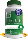 Health Thru Nutrition Ultra- Betic Multivitamin 60 Greve Budd124; Understøtter Nerve, Vision, Energi Budd124; med ALA, Lycopene Budd124; Non- GMO, Clean Label