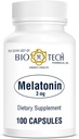 Bio- Tech Pharmacal Melatonin (3 mg, 100 kapsler)