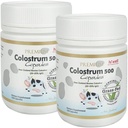 (Pack of 2) Hi Well Premium 100% Pure New Zealand Bovine Grass- Fed Colostrum 500 120 Kapsler