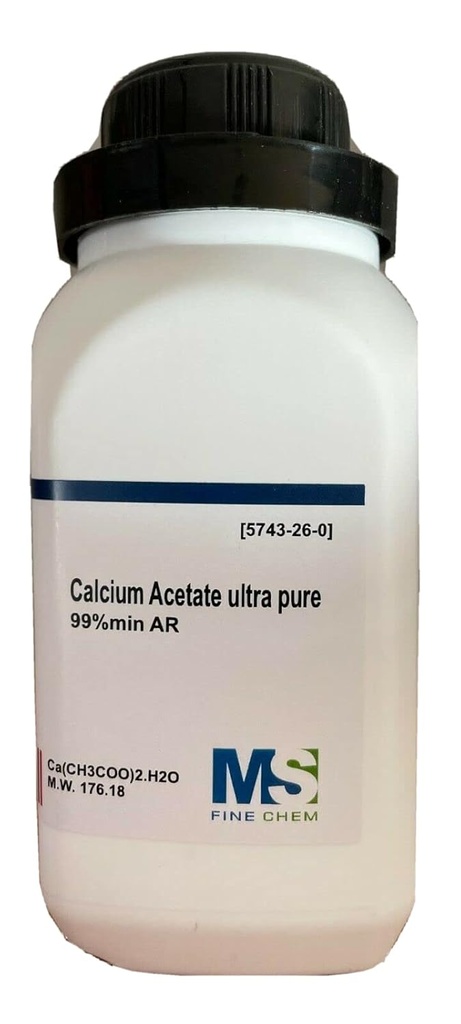 Calcium Acetate, Ultra Pure, 99% min. 100 Grams
