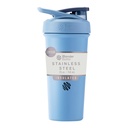 BlenderFlaske Sport Sleek Isoleret rustfrit stål Rykker Flaske med Wire Whisk, 25 -Ounce, Dusty Blue - Protein Shakes & Hydration for atleter & Fitness Entuaster, Easy Mixing, Slim Easy to Hold, Holder Dricks Cold, Lockable Lid