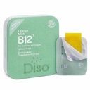 DISO - Vitamin B12 - Fast- Opløsning Oral Strips, for Træthed og Træthed, Orange Mint Flavor, Vegan, Sukker fri, Maksimal Absorption, Gluten fri, Individuelt indpakket, 30 Opløselige Strips
