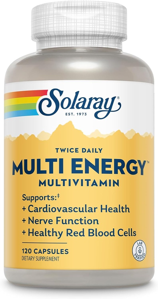 Solaray Multi Energy Two Daily, Capsule (Btl- Plastic)
