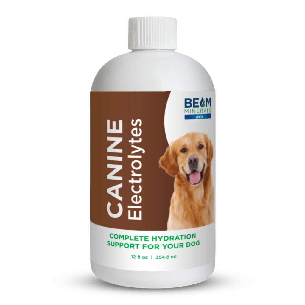 Beam Minerals Complete Canine Electrolytes against 124; Full- Spectrum Electrolytes for Dogs against 124; 12 Fl Oz