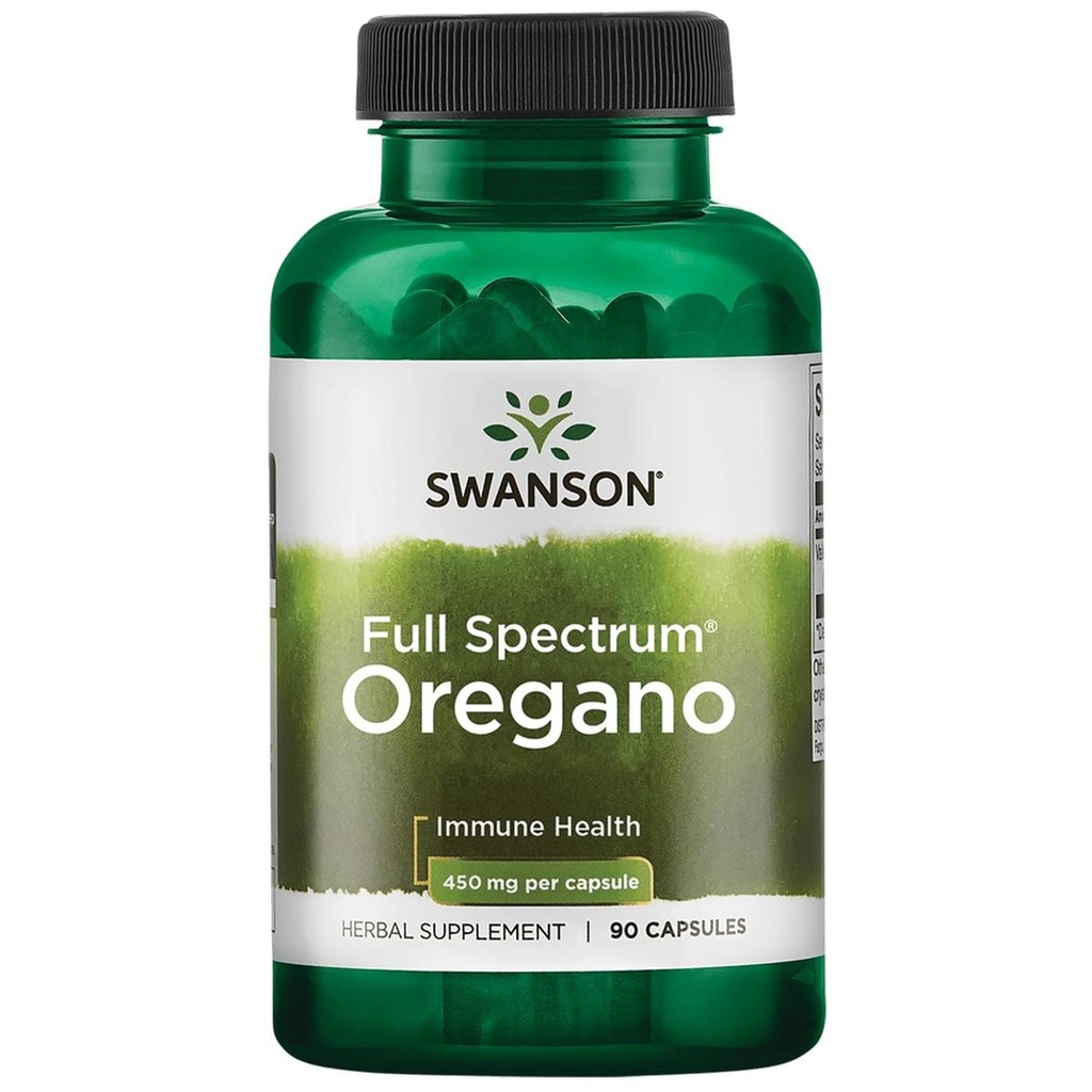 Swanson Oregano 450 Milligram 90 Kapsler
