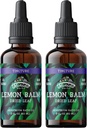 Lemon Balm Tincture - Organic Lemons Drops - Lemon Balm Extract - Lavet i USA - Organic 4 Fl Oz
