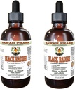 Hawaii Pharm Black Radish Alkohol- Free Liquid Extract, Black Radish (Raphanus Sativus Niger) Tørret Root Glycerit Natural Herbal Supplement 2x2 oz