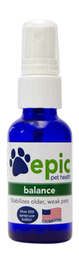 Balance - alt naturligt flydende supplement, der stabiliserer gamle eller svage kæledyr - Anvend direkte på krop, mad og vand til hurtige resultater - Sikker for alle kæledyr (Spray, 1 Ounce)