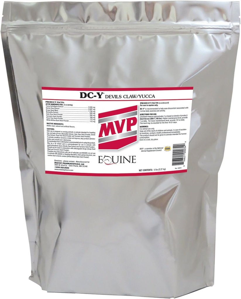 MVP DC- Y (5lb) Støtte i Minimizing Aches og ømhed forbundet med hver dag aktiviteter i heste...