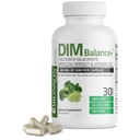 Bronson DIM Balance + calcium D- glucarat, broccoli spirer og vitamin D3 200 MG DIM per kapsel Understøtter østrogen Metabolisme og balancerede Hormonniveauer Non- GMO, 30 Vegetariske kapsler