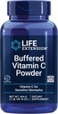 Life Extension Buffered C-vitamin pulver, Buffering Minerals, Calcium, Magnesium, kalium & zink, for følsomme maver, Gluten Free, Non- GMO, Vegetar, 454 Bedste, Om 84 Servere