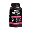 PURE ORIGINAL INGREDIENSER Rød gær ris (365 kapsler) Ingen Magnesium eller ris fyldstoffer, altid ren, Lab Verified