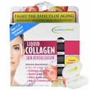 Lumintrail Liquid Collagen Skin Revitalization Dietary Supplements 10 Liquid Tubes with Pill Case