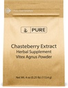 PURE ORIGINAL INGREDIENTS Chasteberry Extract (4oz) Vitex Agnus-Castus Tree, Non-GMO
