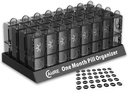 Månedlig Pill Organizer 2 gange om dagen, CAidRE 30 dag Pill Organizer AM PM, En måned Pill bokse og Organizer, 31 dag Pill Organizer med ugentlige Pill Holder for Fish Oil, Vitamin, Kosttilskud, Sort