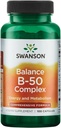 Swanson B- 50 Complex - Vitamin supplement fremme energi & Metabolisme Support - Kan støtte hjerte sundhed, hukommelse & support - (100 kapsler)