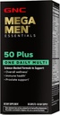 GNC Mega Men One Daily 50 Plus Multivitamin, Science- Backed Formel for Samlet Wellness, Prostata og Circulatory Support og immunforsvar, 60 Greve
