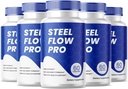 Steel Flow Pro Capsules, Prostate Health Supplement Pills - Maximum Strength, Supports Prostate Health, All Natural Formula Pack of 5 (300 Capsules)