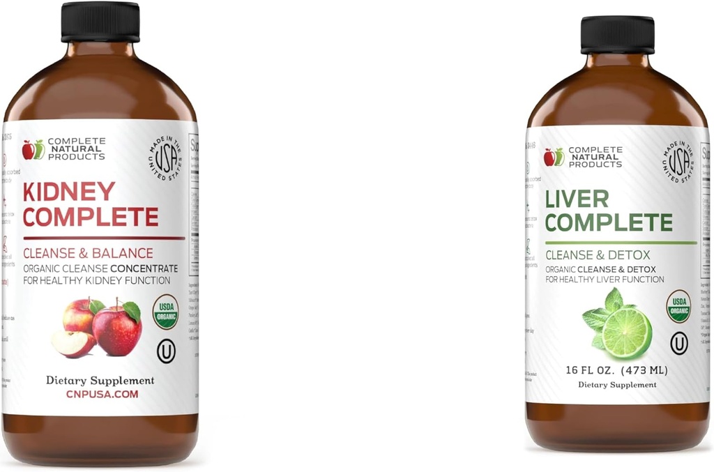 Komplette naturlige produkter Nyre Komplette 16oz & Lever Komplette 16oz Bundle