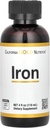 California Gold Nutrition Iron, som Ferrous Bisglycinate Chelate og Gul Dock Root, 4 fl oz (118 ml)