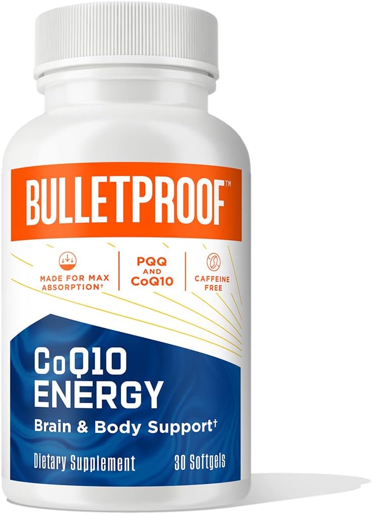 Skudsikker CoQ10 Energy Softgel, 30 Greve, supplement til magt din hjerne & krop