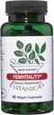 Vitanica FemVitality Libido Supplement for kvinder, Natural kvindelige Libido Booster for kvinder, Øger intim drev, Desire og Stamina, Hjælper vaginal tørhed, Vegan 60 Kapsler