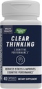 Naturens vej klar tænker kognitiv ydeevne *, Ashwagandha, reducerer stress og støtter kognitiv ydeevne *, 40 kapsler