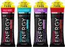 NewTrition® Extra Strength Energy Shots, 250mg Caffeine Energy with Vitamin B & Amino Acids, Sugar-Free Vitamin Energy Shot, Zero Calorie Focus & Stamina Booster, 1.7 fl oz (Pack of 4, 4 Flavors-Mixed-1)