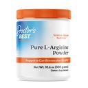 Læger Best Pure L- Arginin Powder, Understøtter cardiovaskulær sundhed, Non- GMO, Gluten Free, Soy Free, Vegan Net Wt. 10.6 oz (300 Bedste)